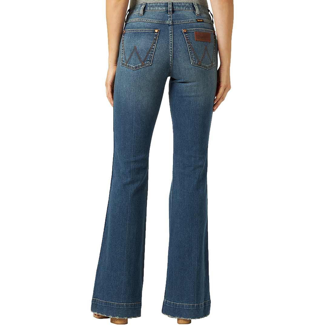 Wrangler Women's Retro High Rise Trouser Jeans