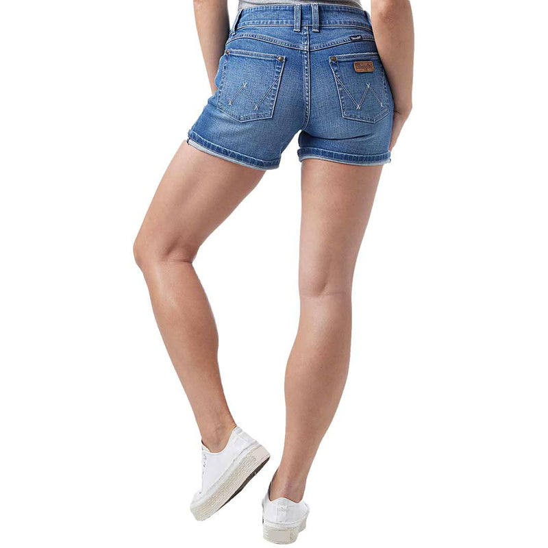 Wrangler Women's Retro Mid Rise Jean Shorts