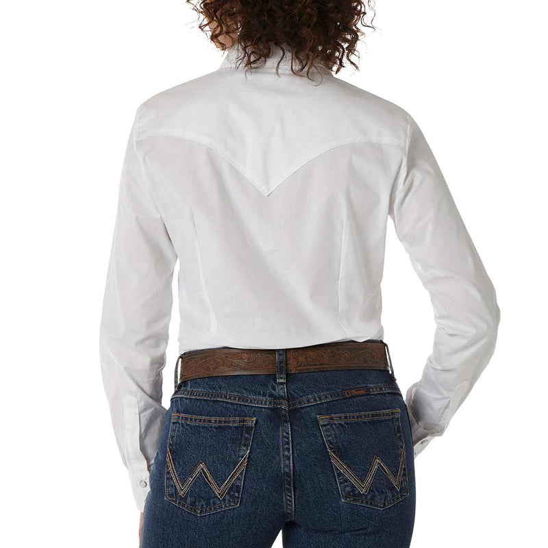 Wrangler Women's Solid Snap Shirt