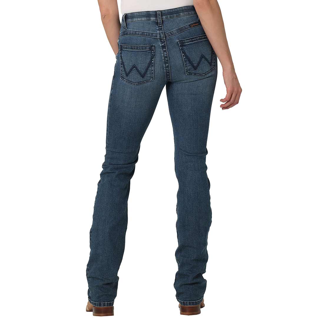 Wrangler Women's Ultimate Riding Mid Rise Willow Bootcut Jeans