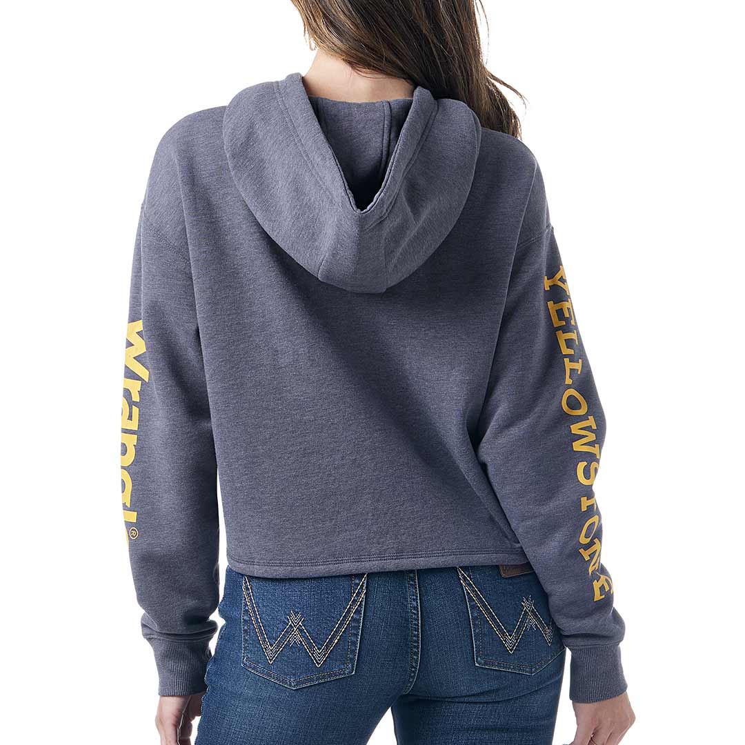 Wrangler X Yellowstone Women's Dutton Ranch Cropped Hoodie