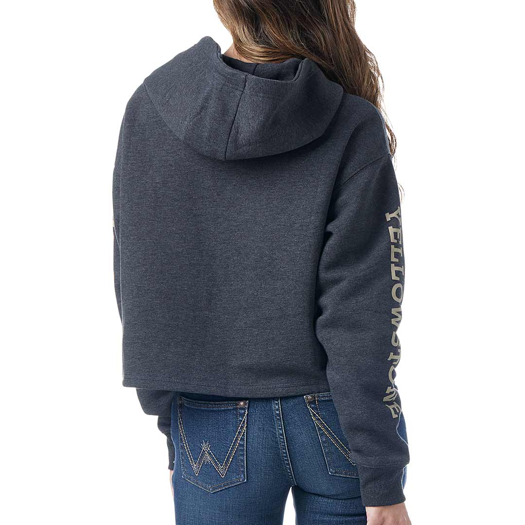 Wrangler X Yellowstone Women's Ranch Hand Cropped Hoodie