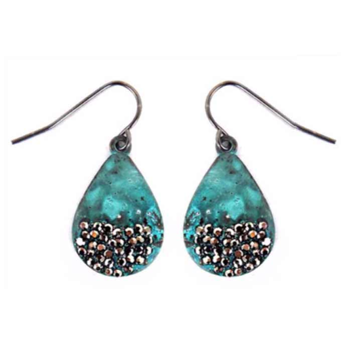 Wyo-Horse Women's Shimmer Teardrop Earrings